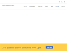 Tablet Screenshot of mosaicmontessori.org